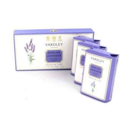 Picture of £7.99/6.50 YARDLEY LAVENDER SOAPS 100Gx3