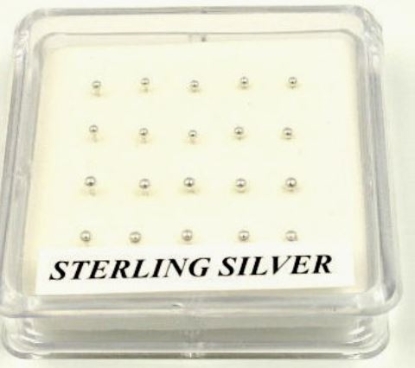Picture of £0.59 NOSE STUDS BALLS SHAPE 2 SIZES (20