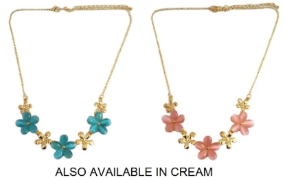 Picture of £2.49 DAISY NECKLACE 3 AST &POUCH (1)