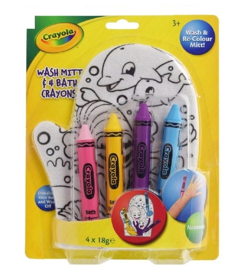 Picture of £5.99 CRAYOLA MITT & CRAYONS (6) K34006