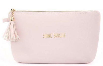 Picture of £6.99 SHINE BRIGHT COSM. BAG (6) PINK