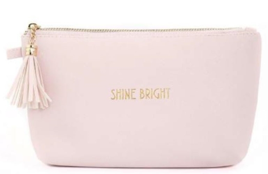Picture of £6.99 SHINE BRIGHT COSM. BAG (6) PINK