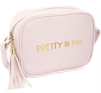 Picture of £8.99 PRETTY IN PINK SHOULD. BAG(3) PINK