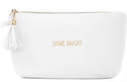 Picture of £6.99 SHINE BRIGHT COSM. BAG (6) WHITE