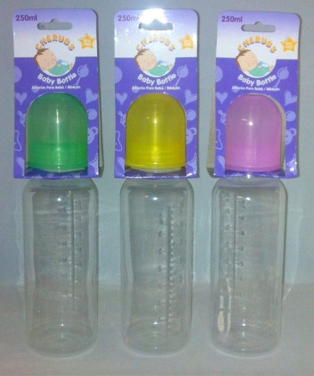 Picture of £1.00 BPA FREE BABY BOTTLES 250ml (12)