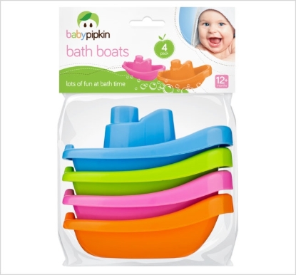 Picture of £1.79 BABY PIPKIN FLOATING BOATS x4 (24)