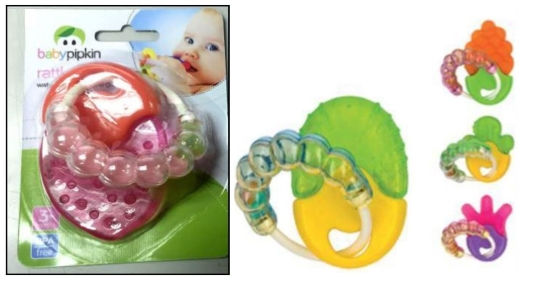 Picture of £1.79 BABY PIPKIN RATTLE TEETHER (12)