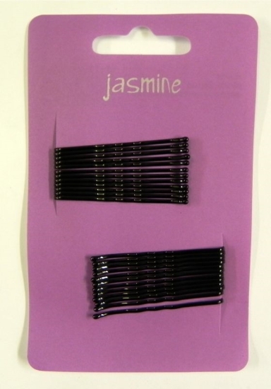 Picture of £1.00 JASMINE HAIR GRIPS 24 BLACK (6)