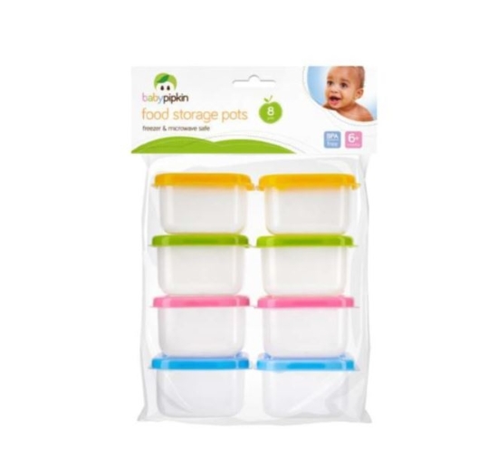 Picture of £1.79 BABY PIP.8PK STORAGE POTS(24)66021
