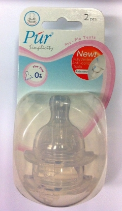 Picture of £0.49 PUR TEATS x 2 SLOW FLOW WIDE (6)