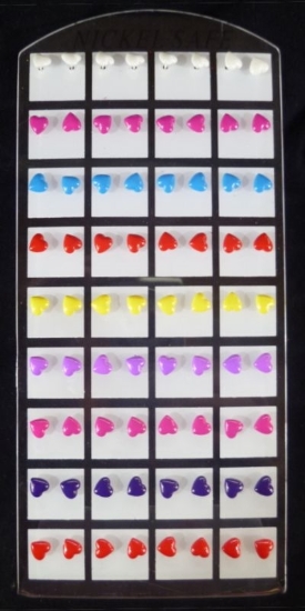 Picture of £1.00 per pair EARRINGS ON STAND (632)