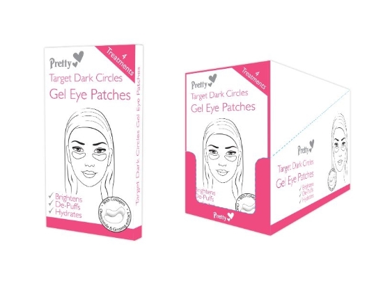 Picture of £1.00 PRETTY GEL EYE PATCHES CIRCLES (12