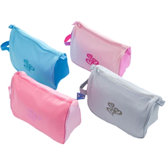 Picture of £2.99 PASTEL HEARTS TOILET BAG(12) S675