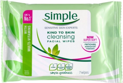 Picture of £2.49 SIMPLE CLEANSING FACIAL WIPES (6)