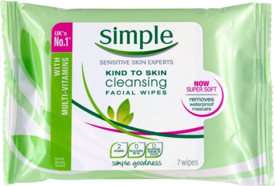 Picture of £2.49 SIMPLE CLEANSING FACIAL WIPES (6)