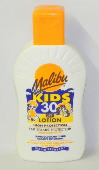 Picture of £4.49 MALIBU FAC 30 LOTION KIDS 200ML (6