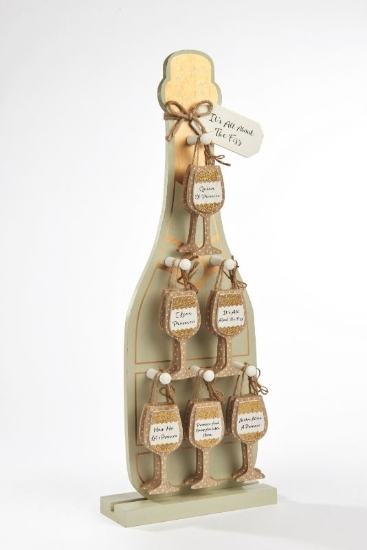 Picture of £2.99 PROSECCO WOOD HANGER(54) 8FZ101