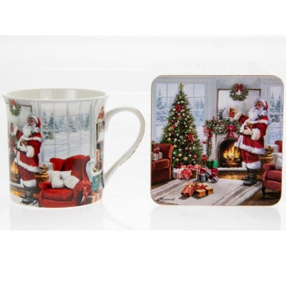Picture of £4.99 X-MAS SANTA MUG & COASTER (6)51031