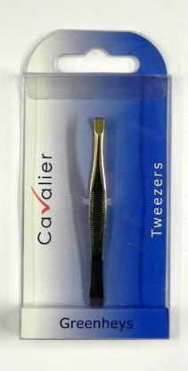 Picture of £1.79 CAVALIER TWEEZERS GOLD TIP FLAT (6