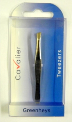 Picture of £1.79 CAVALIER TWEEZER GOLD TIP SLANT (6