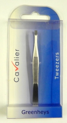 Picture of £1.49 CAVALIER TWEEZER S.STEEL FLAT (6)