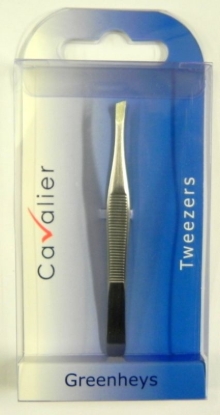 Picture of £1.49 CAVALIER TWEEZER S.STEEL  SLANT (6