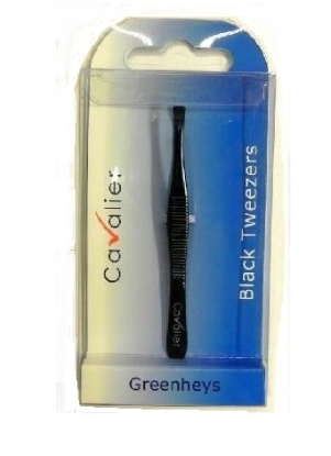 Picture of £1.99 CAVALIER BLACK FLAT TWEEZER (6)