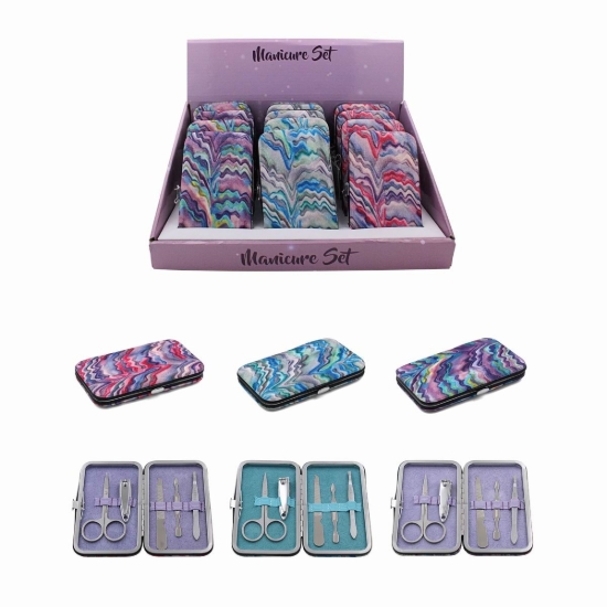 Picture of £3.99 GLITTER MANICURE SET (12) 43794