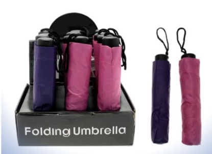 Picture of £3.99 COMPACT UMBRELLA PLAIN COLS (12)