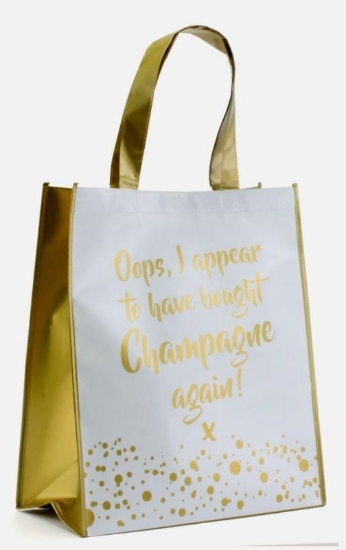 Picture of £2.49 CHAMPAG. SHOPPING BAG (6) LP71656