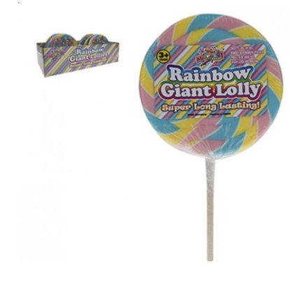 Picture of £1.49 GIANT RAINBOW LOLLY (12) 025/165