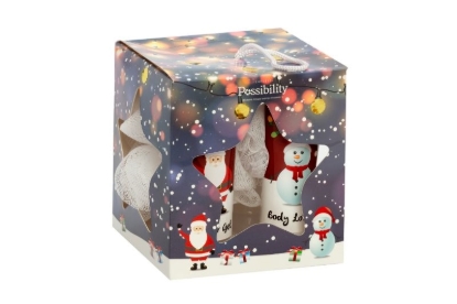 Picture of £3.49 GIFT SET CUBE X-MAS 4 PIECE (12)