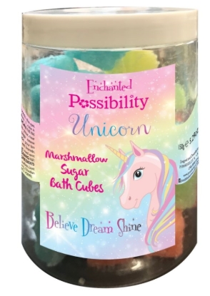Picture of £1.99 UNICORN M.MALLOW CUBES 150g (12)