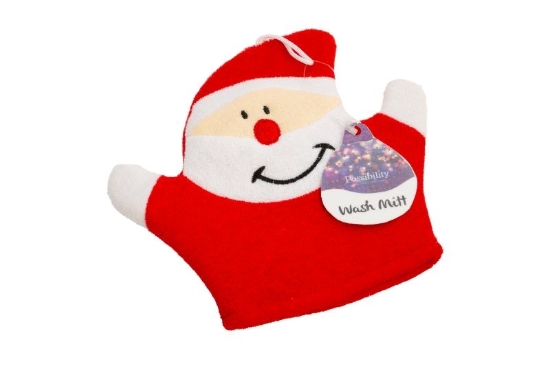 Picture of £1.99 SANTA WASH MITT (12) NOVMITT
