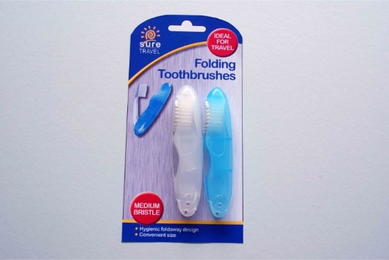 Picture of £1.29 TRAVEL FOLDING TOOTHBRUSHES (6)