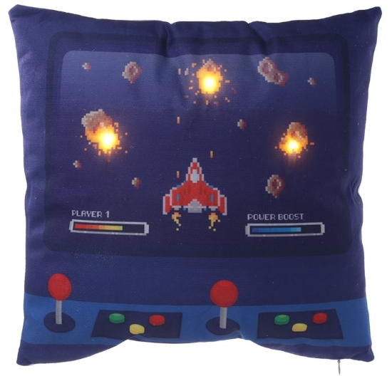 Picture of £7.99 CUSHION GAME OVER LED (12) CUSH185