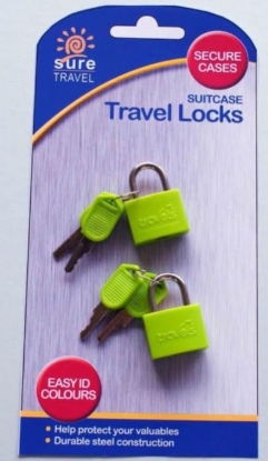 Picture of £2.49 TRAVEL CASE 2 PACK LOCKS (6)