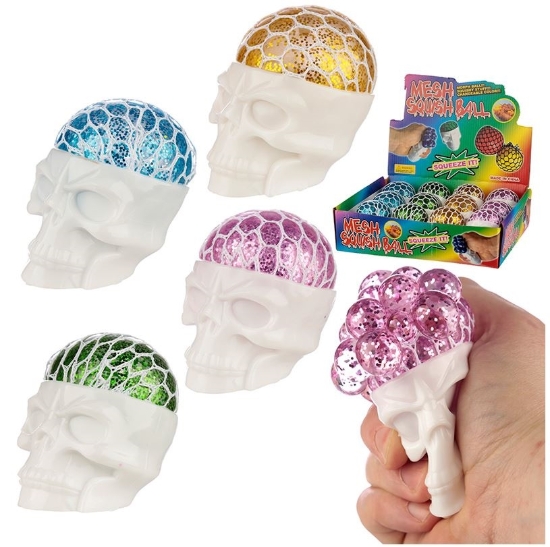 Picture of £1.29 SKULL SQUISH HEAD (12) TY683