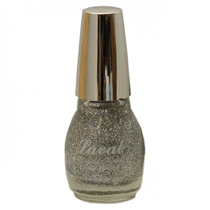 Picture of £1.00 LAVAL NAILPOLISH SILVER GLITTER(24