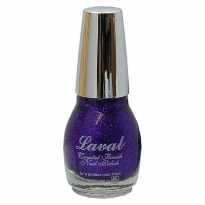Picture of £1.00 LAVAL NAILPOLISH PURPLE GLITTER(24