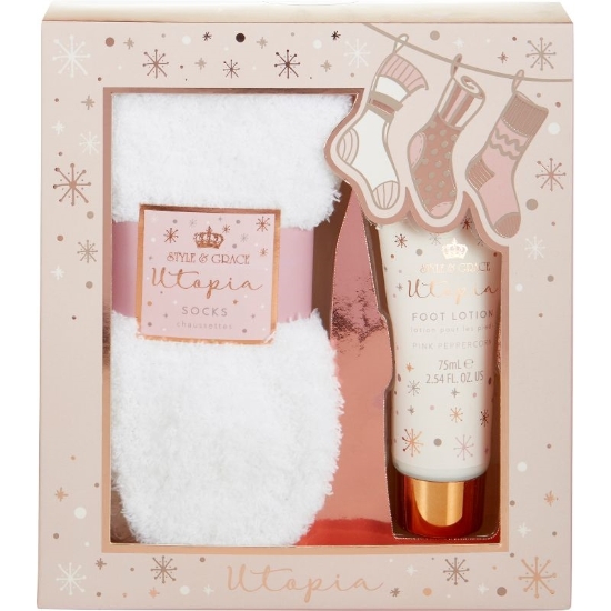 Picture of £4.99 UTOPIA SOFT SOCK SET (6) 28647