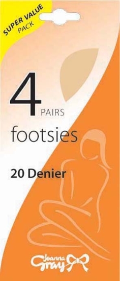 Picture of £1.99 JOANNA GRAY 3 PACK FOOTSIES (6)