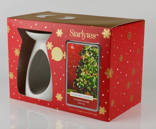 Picture of £5.99 STARLYTES WAX BURNER SET (8) 45842