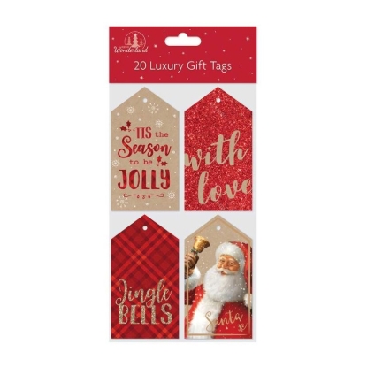 Picture of £1.00 GIFT TAGS 20pk TRAD.(12) 8825/48