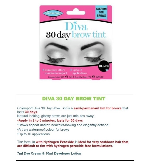 Picture of £4.99 BLACK BROW TINT (6) 05082COL