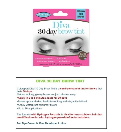 Picture of £4.99 DK BROWN BROW TINT (6) 05083COL