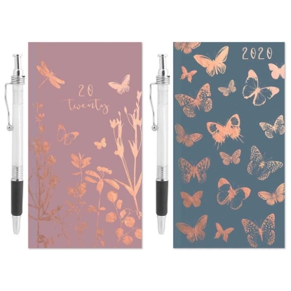 Picture of £1.49 BUTTERFLY DIARY & PEN (12) 0819