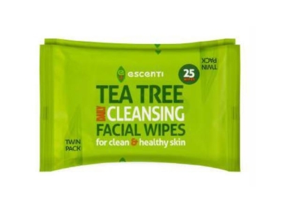 Picture of £1.00 TEA TREE FACIAL WIPES DUO PACK(12)