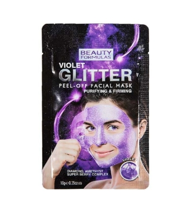 Picture of £1.00 GLITTER PEEL MASKS VIOLET (24)