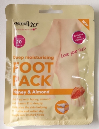 Picture of £1.00 DERMA V10 FOOT SOCKS HONEY/ALM(12)